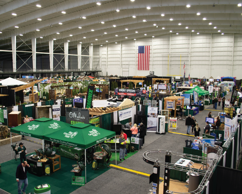 The Events Center full field configured for a consumer trade show